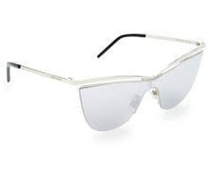 Yves Saint Laurent Half Rim Cat Eye Frame Sunglasses