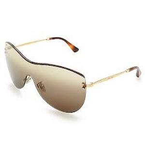 Jimmy Choo Ness Unisex Ombre Shield Frame Sunglasses  Smoke