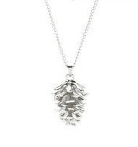 Christopher & Banks Long Pinecone Necklace