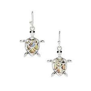 Christopher & Banks Stone Turtle Earrings