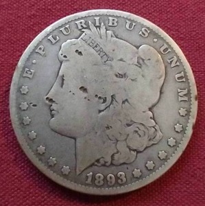 1893 Morgan Dollar
