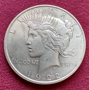 1922 Peace Dollar