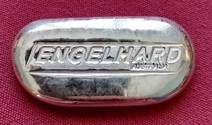 Engelhard 2 Oz. Poured Silver Bar