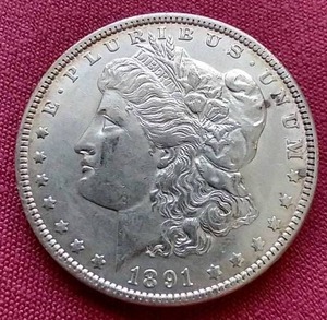 1891 Morgan Dollar