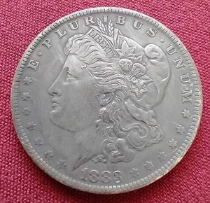 1883-O Morgan Dollar - Odd Toning