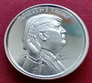 Ultra High Relief 2 Oz. Donald Trump Silver Round