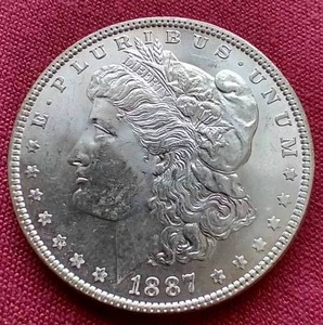 1887 Morgan Dollar