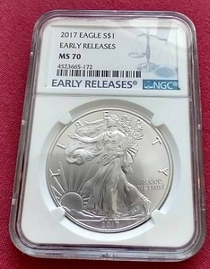 2017 American Silver Eagle - MS70