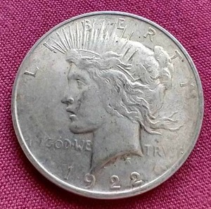 1922-D Peace Dollar
