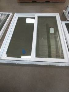 70 in x 81 in White Vinyl Patio Door with No Screen