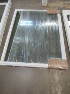 66 12 in x 53 12 in Picture Window in White Vinyl no Screen