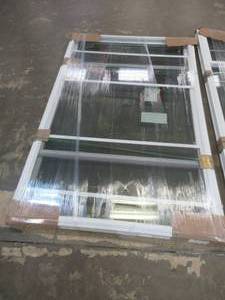 Simonton 6500 Series 95 12 in x 59 12 in End Vent Slider Window in White Vinyl