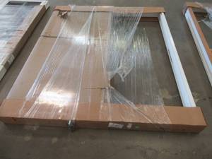 White Vinyl Patio Door 71 14 in x 82 in with No Screen