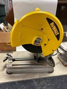 lot 1 image: Dewalt D28715 Metal Chop Saw (works great, like new)