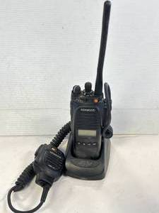 lot 35 image: Kenwood TK-5210 2 Way Radio, KMC-41 Microphone, Base