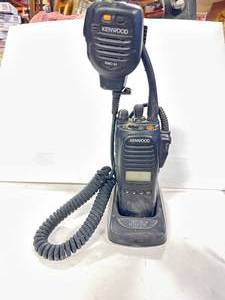 lot 81 image: Kenwood TK-5210 2 Way Radio, Microphone, Base