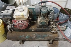 Air Compressor with Honda 5.5HP