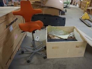 HAG Capisco Puls Ergonomic Adjustable Office Saddle Chair, Furniture, Crate Etc.