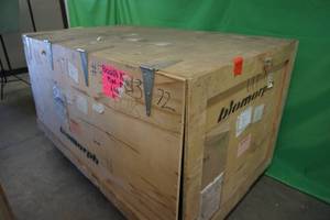 Large Hinged Wood Crate