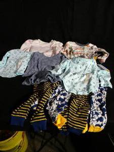 lot 83 image: Brand New Various Kids Lot of Pajamas (Burts Bees Kids  Grayson Minis) and Various Sizes