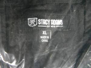 lot 149 image: Brand New Stacy Adams Linen Cotton Pants 3834 Top Size XL Black