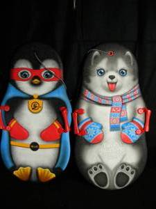 lot 175 image: Snow Buddies Kiddy Sleds Set of Two