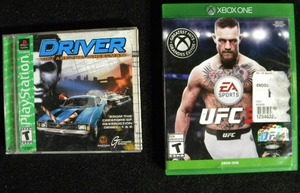 lot 221 image: Playstation Game DRIVER  XBox One Game UFC Sports