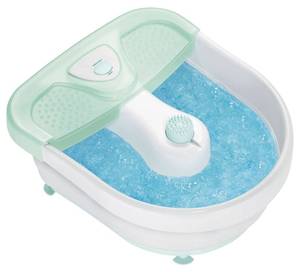 lot 26 image: Brand New Conair Foot Bath with Heat, Bubbles and 3 Attachments