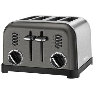 lot 28 image: Brand New - Unopened Cuisinart 4-Slice Metal Classic Toaster - Black Stainless