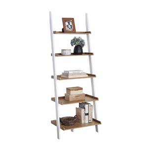 lot 54 image: Brand New Convenience Concepts French Country Bookshelf Ladder - Black