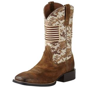 lot 45 image: Brand New Ariat Mens Sport Patriot Western Boot  Wide Size 13 Mens