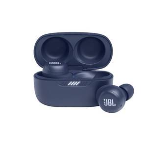 lot 48 image: Looks New JBL Live Free NC TWS Noise-Cancelling Bluetooth Earbuds with Charging Case  Blue