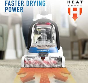 lot 113 image: Brand New Hoover PowerDash Pet 7-Amp Carpet Cleaner with Storage Mat