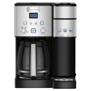 lot 128 image: Brand New - Unopened Cuisinart Coffee Center 12-Cup Coffeemaker and Single-Serve Brewer - BlackStainless