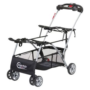 lot 178 image: Brand New - Sealed Baby Trend Snap-N-Go Double Stroller - Black