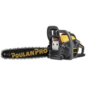 lot 187 image: Brand New - Sealed Poulan Pro 20 50cc 2-Cycle Gas Chainsaw with Case