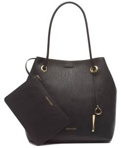 lot 168 image: Calvin Klein Gabrianna Tote  Black (Slight Tear on the Belt Back Strap)