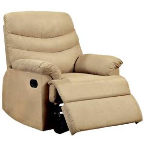 lot 258 image: Open Box Item The Pleasant Valley Recliner - Light Brown Microfiber