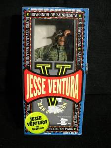 lot 218 image: 1999 Vintage Jesse Ventura 12 Inch Action Figure Navy Seal Minnesota Governor Man of Action