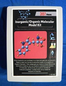 lot 231 image: Small Bin of Seashells & InorganicOrganic Molecular Model Kit