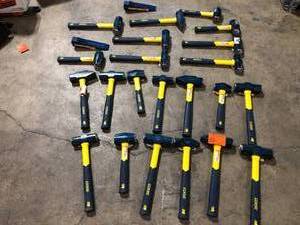 Lot of Estwing  64 oz. Steel Blacksmith Hammer, Box Full, Customer return, Review all pictures