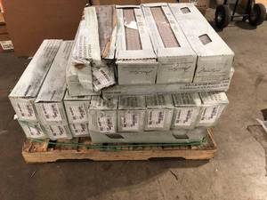 Marazzi  Vintage Chic Gray 6 in. x 24 in. Glazed Porcelain Floor and Wall Tile (14.53 sq. ft.  case), 25 cases, Open Boxes, Review all pictures