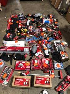 Mix Lot of small Husky Tools, Garage tools, customer return, Review all pictures