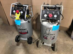 Mix lot of Husky Compressors, Customer returns, Review all pictures