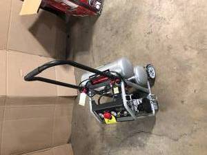 Husky  4.5 Gal. Portable Electric-Powered Silent Air Compressor, Customer return, Review all pictures