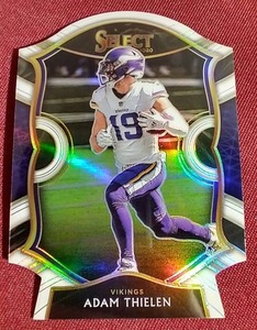 lot 8 image: 2020 Select Adam Thielen - Die-cut Prizm