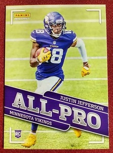 lot 10 image: 2020 Panini Instant Justin Jefferson Rookie Card - Only 241 Made