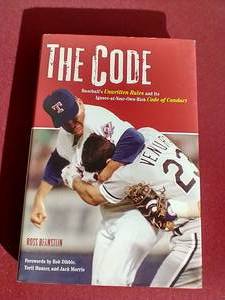lot 15 image: The Code Baseball Book - Awesome Cover Autographed by Author