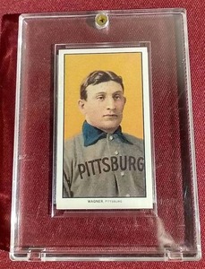 lot 21 image: Official 1995 Wagner Estate T-206 Honus Wagner Reprint