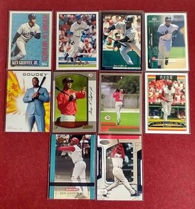 lot 24 image: (10)  Ken Griffey Jr. Cards